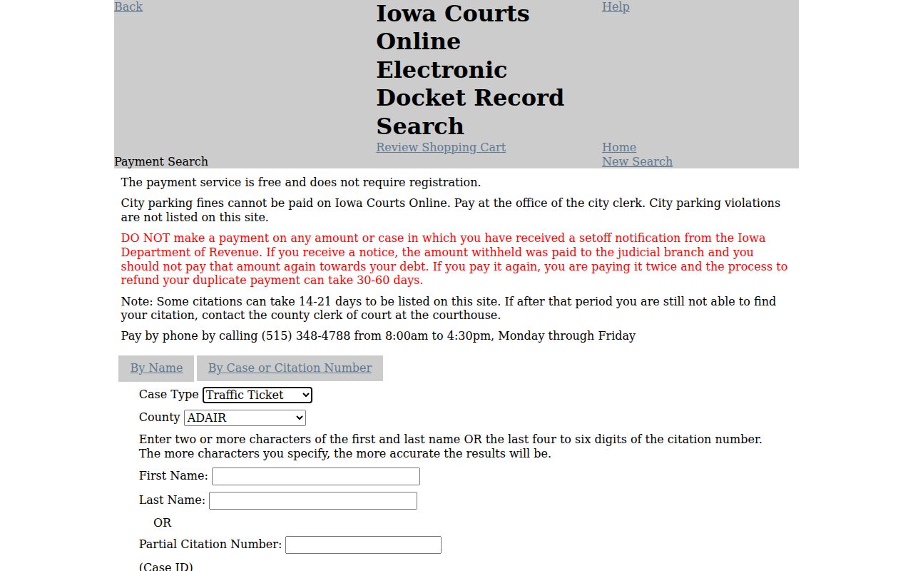 Floyd County warrant check blank Iowa Courts Online form